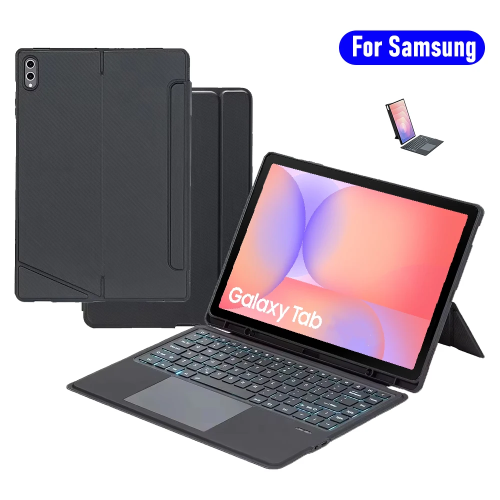 Premium Keyboard Case with Detachable PU Leather Cover