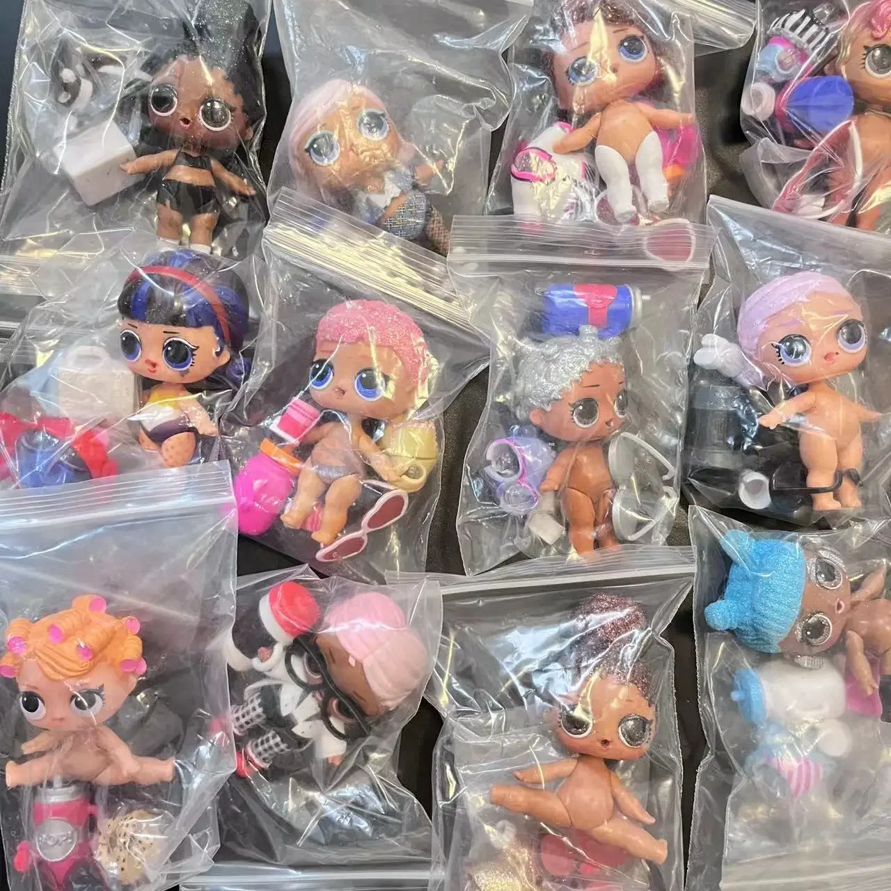 1 Doll + 1 Clothes + 1 Shoes + 1 Baby Bottle + 1 Accessories LOL Doll Original 8cm Big Sisters Girls DIY Toys Gifts - 5