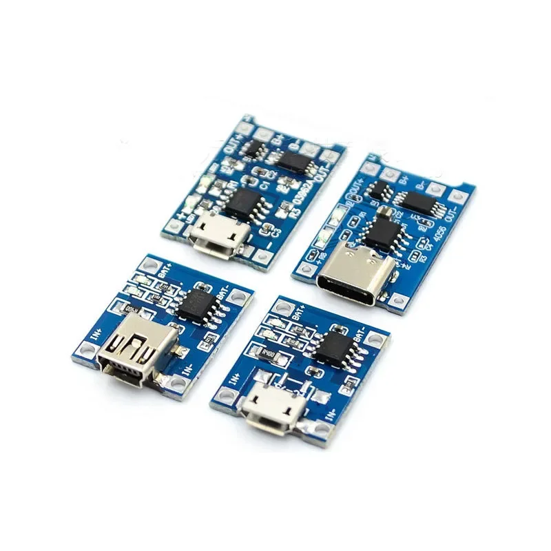 

1PCS Type-c Mini Micro USB 5V 1A 18650 TP4056 Li-ion Lithium Battery Charger Module Charging Board With Protection Dual Function