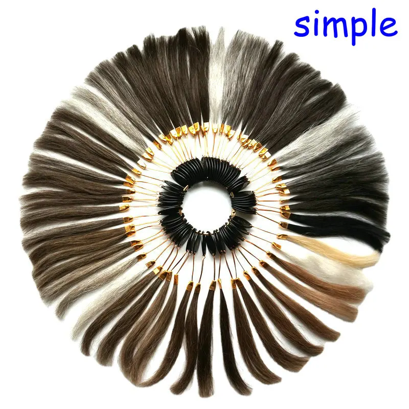 Hstonir Human Hair Color Ring New Image Standared Order Tool For Hair Wig Toupee System Replacement T001