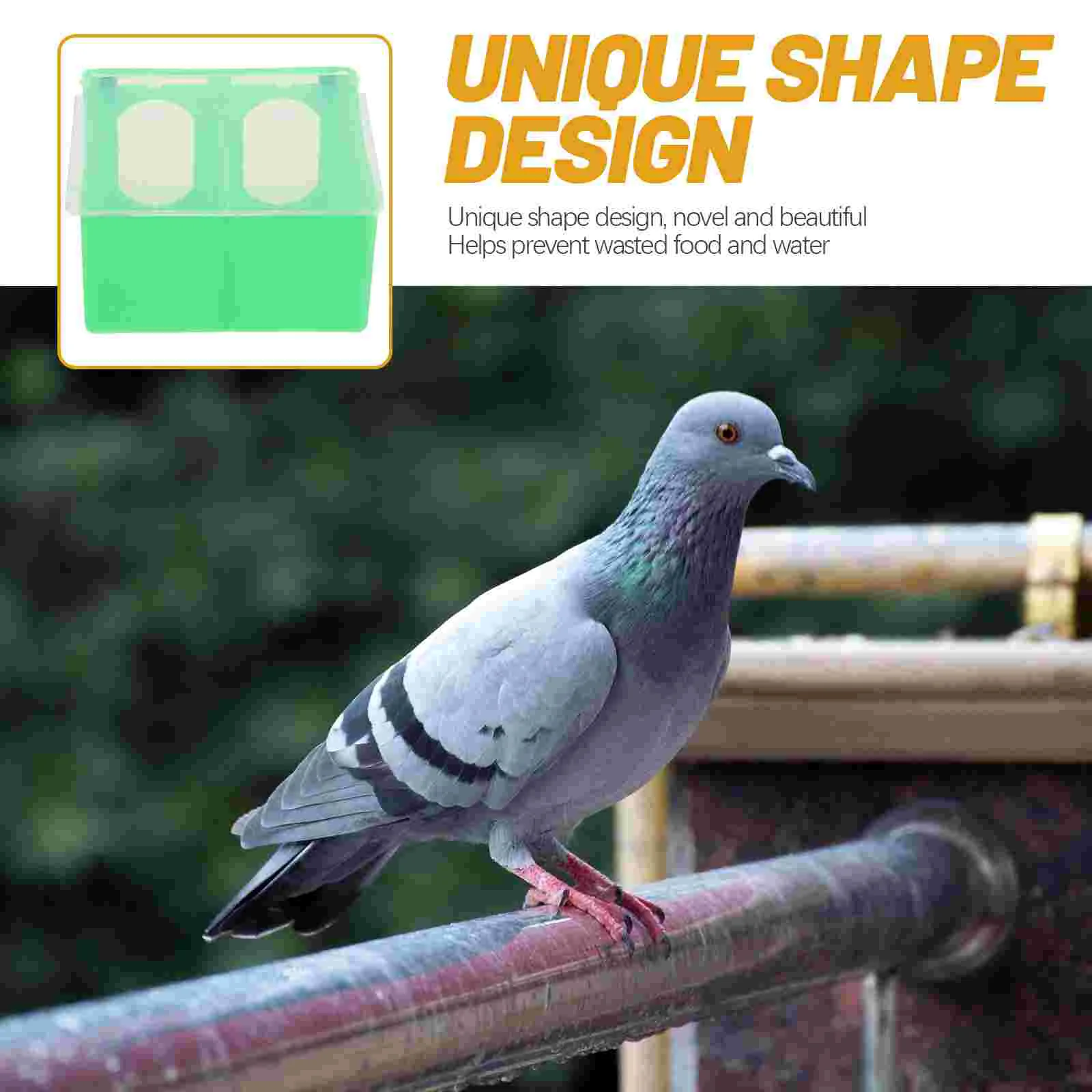 Pigeon Parrot Feeder Hanging Plastic Pet Cage