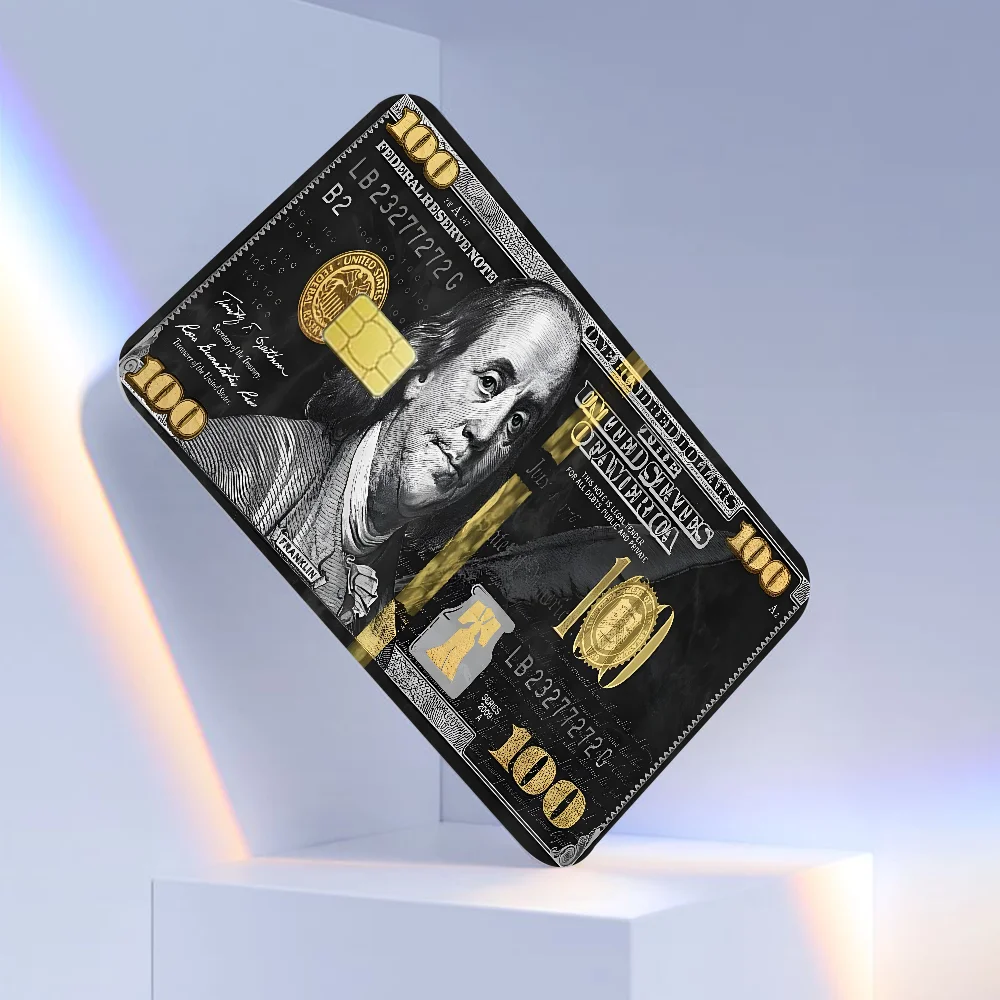 Stylish USA Dollar Credit Card Skin Sticker - Protective Film Decal