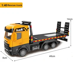 Children's Construction Vehicle Toy Set with Rescue Transporter (Rescue Car)