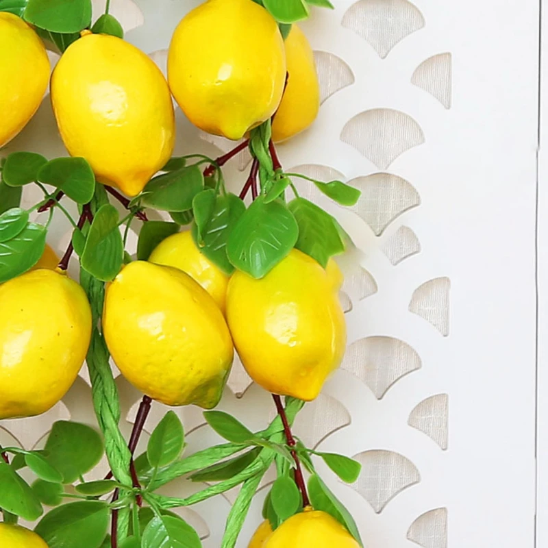 Simulation Artificial Fruit Lemon String Restaurant Hotel Home Garden Wedding Kitchen Decoration artificial fruits and vegetables