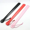 48CM PU Leather Paddle ,Riding Crop Flogger Horsewhips Bat Spikes Leather Spanking Paddle Slapper Whip for Horse Training 6