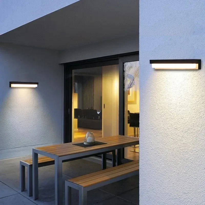 Solar LED Wall Light IP65 Waterproof Outdoor Wall Lamp with Motion Sensor Garden Balcony Decor Villa Door Number Indoor Lighting wall light led wall lamp motion sensor light