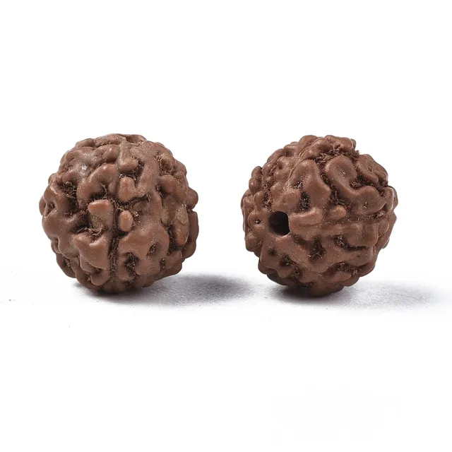 Perline Rudraksha Naturali 6mm - 150 Pezzi Per Meditazione E Gioielli Fai-Da-Te