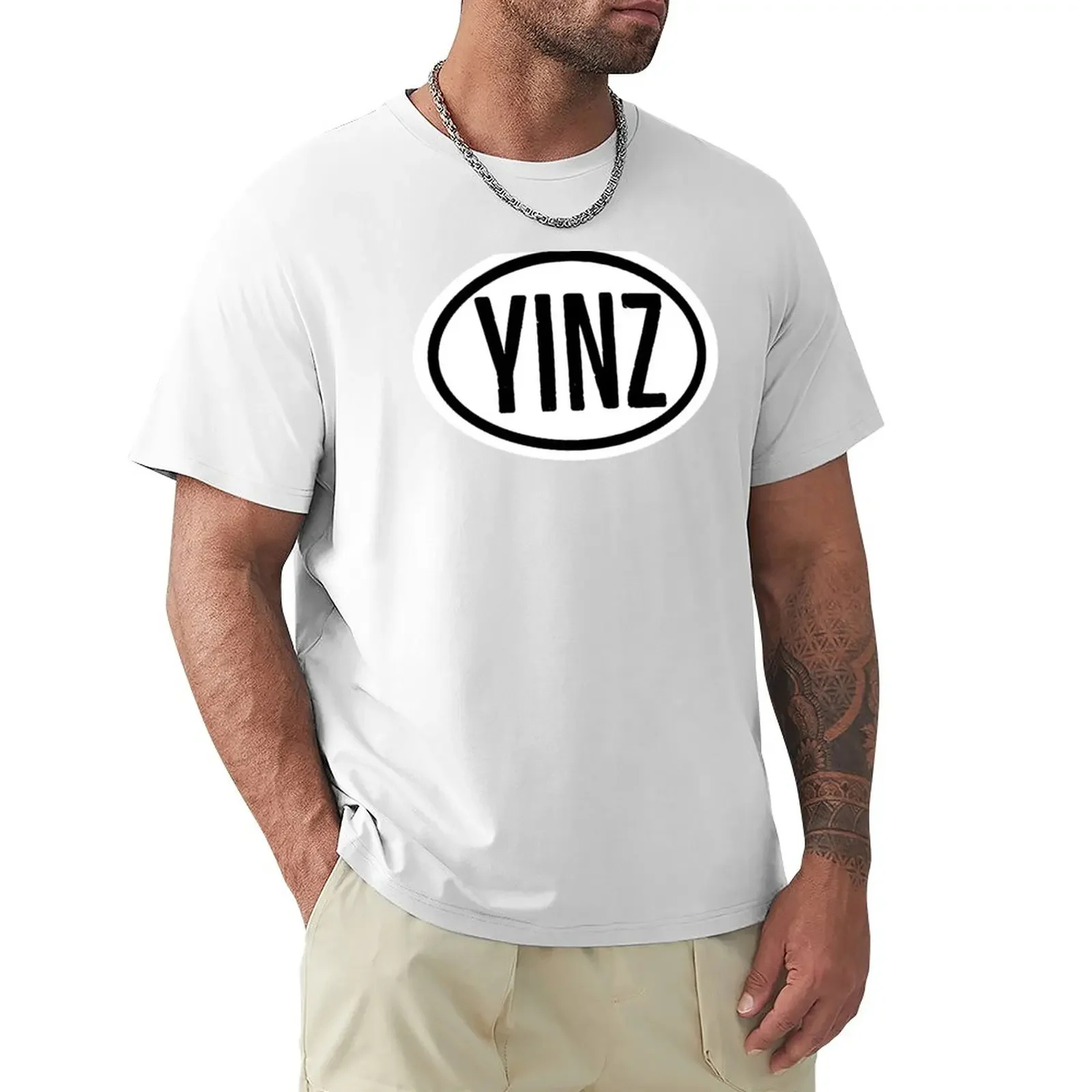 

YINZ Travel Destination Bumper Sticker Design T-Shirt sports fans Short sleeve tee summer top mens clothes