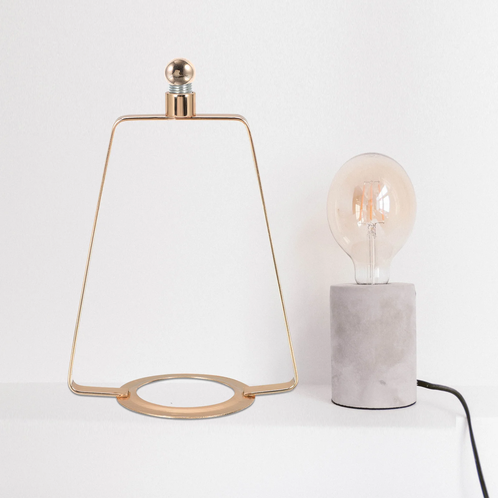 

Lamp Harp Metal Lamp Shade Frame Lamp Shade Adapter Diy Lighting Accessory