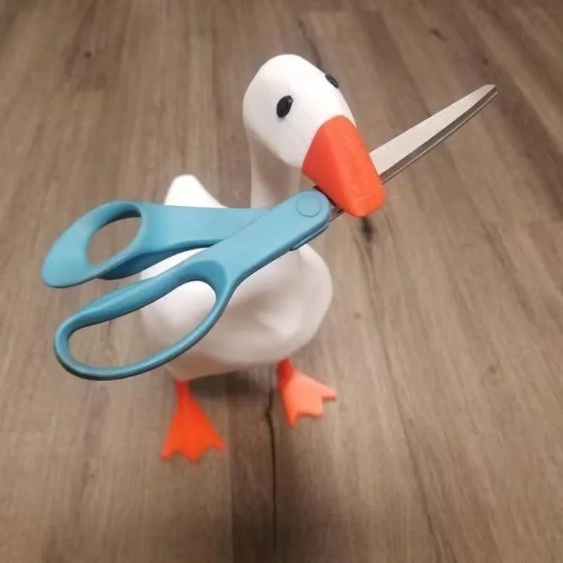 Creative DIY magnet duck ornament 1pc for storage