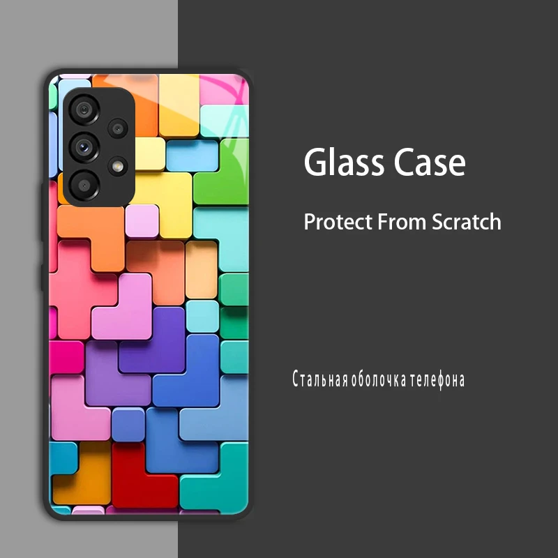 Advanced Protective Tempered Glass Phone Case with Hard Coque Bumper