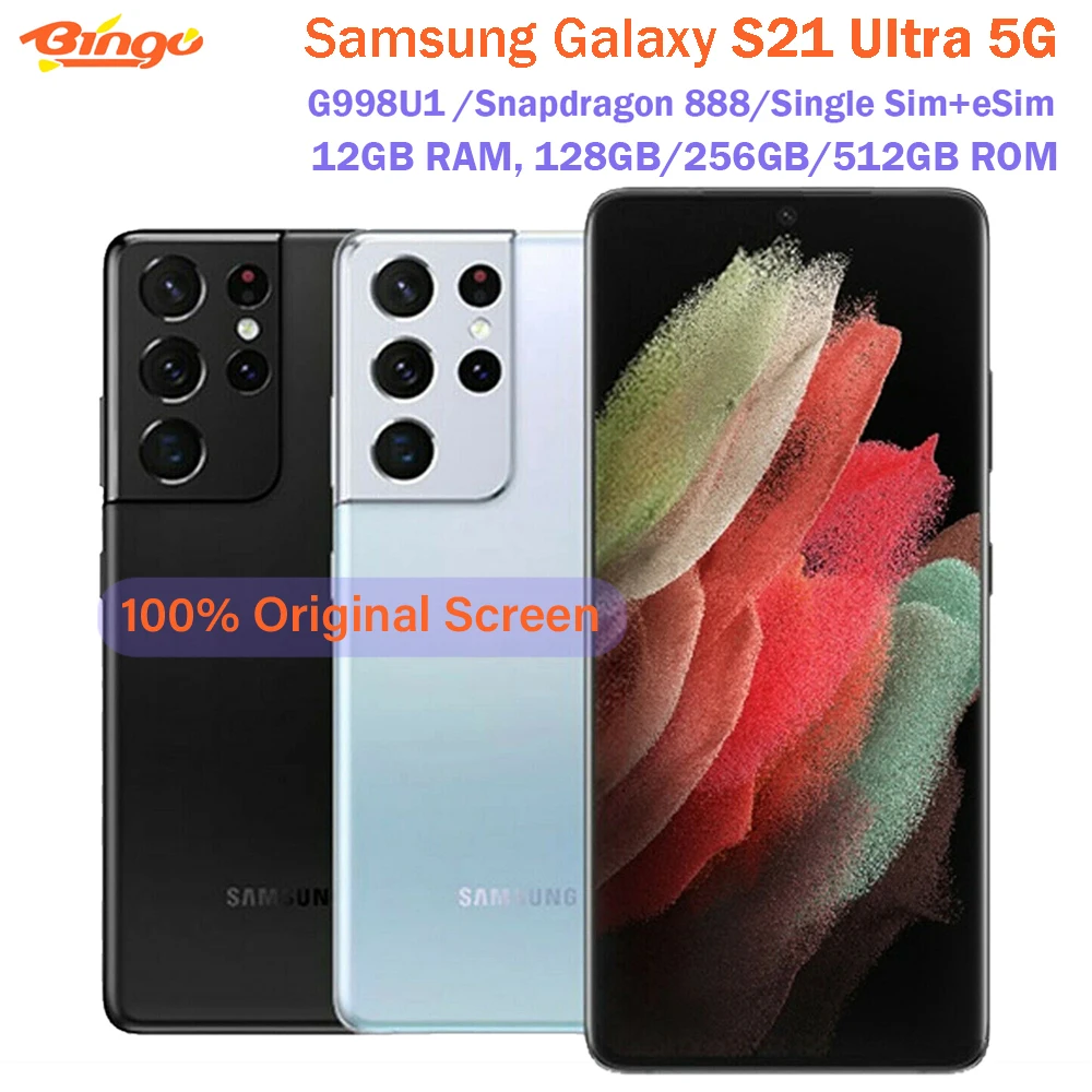 Samsung Galaxy S22 Ultra 5G SM-S908B/DS 128/256/512GB/1TB Unlocked Good
