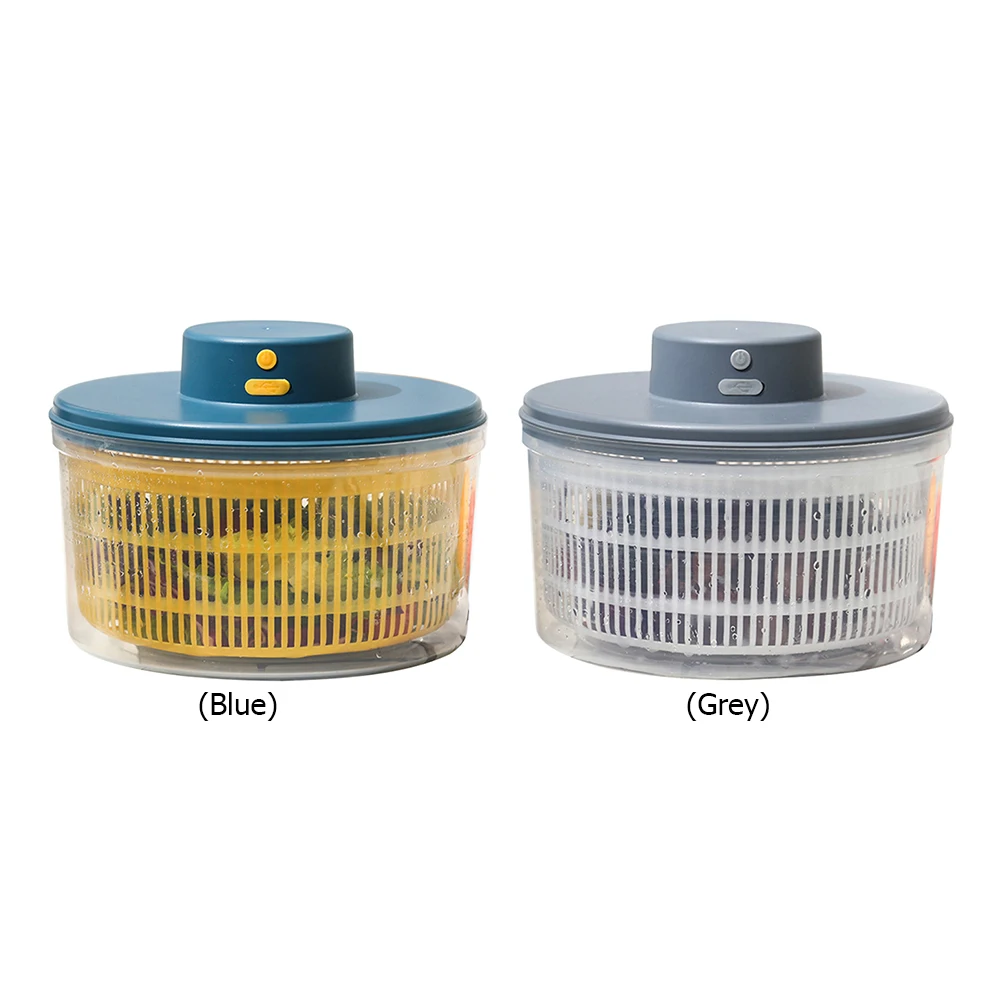 Salad Spinner Fruit Vegetable Household Salad Dehydrator Multifunctional Lettuce Washer Dryer Easy To Use for Washing Drying