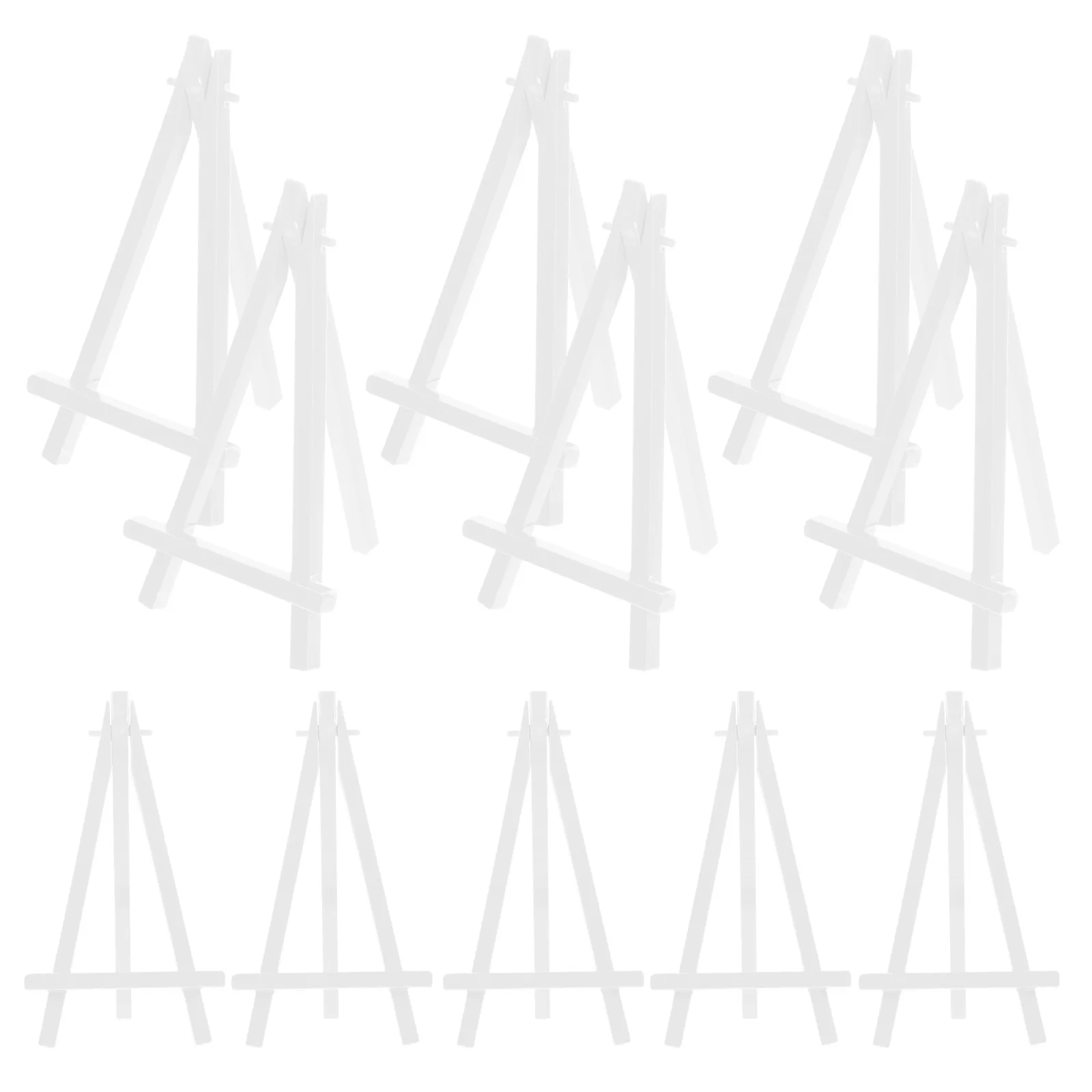 

Wood Mini Easel Frame Triangle Wedding Table Number Card Stand Photo Display Holder Kids Painting Craft Artist Supplies