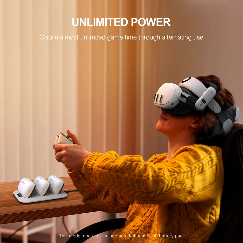  Quest 3 512gb+BOBOVR S3 pro+充電器ドック Quest 3 & 3S用BOBOVR E3プロバッテリーストラップ - エリート