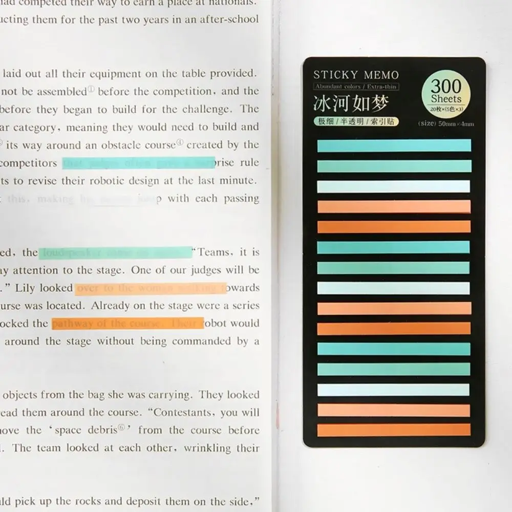 Stationery Sticky Notes for DIY Decoration and Office Bookmarking
