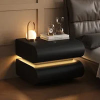 Table de chevet de luxe pour chambre à coucher, organisateur gain de place, décoration, bibliothèque, armoires à café, meubles de salon 1