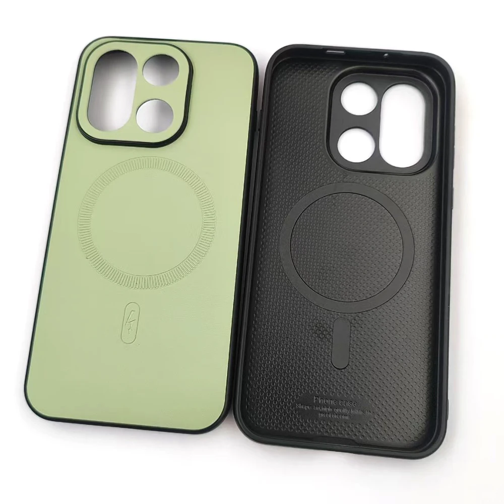 Luxury Magnetic Shockproof Wireless Charging TPU Bumper Case