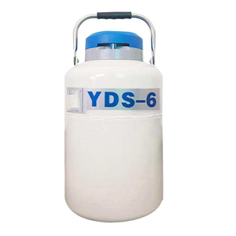 

Фотоемкость для хранения, криогенный резервуар для жидкого азота 6 л, герметичный алюминиевый резервуар для жидкого азота, контейнер для жидкого азота