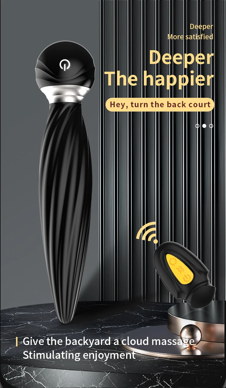Anal Prostate Massager With Remote Control Butt Plug Masturbator_voghion.com