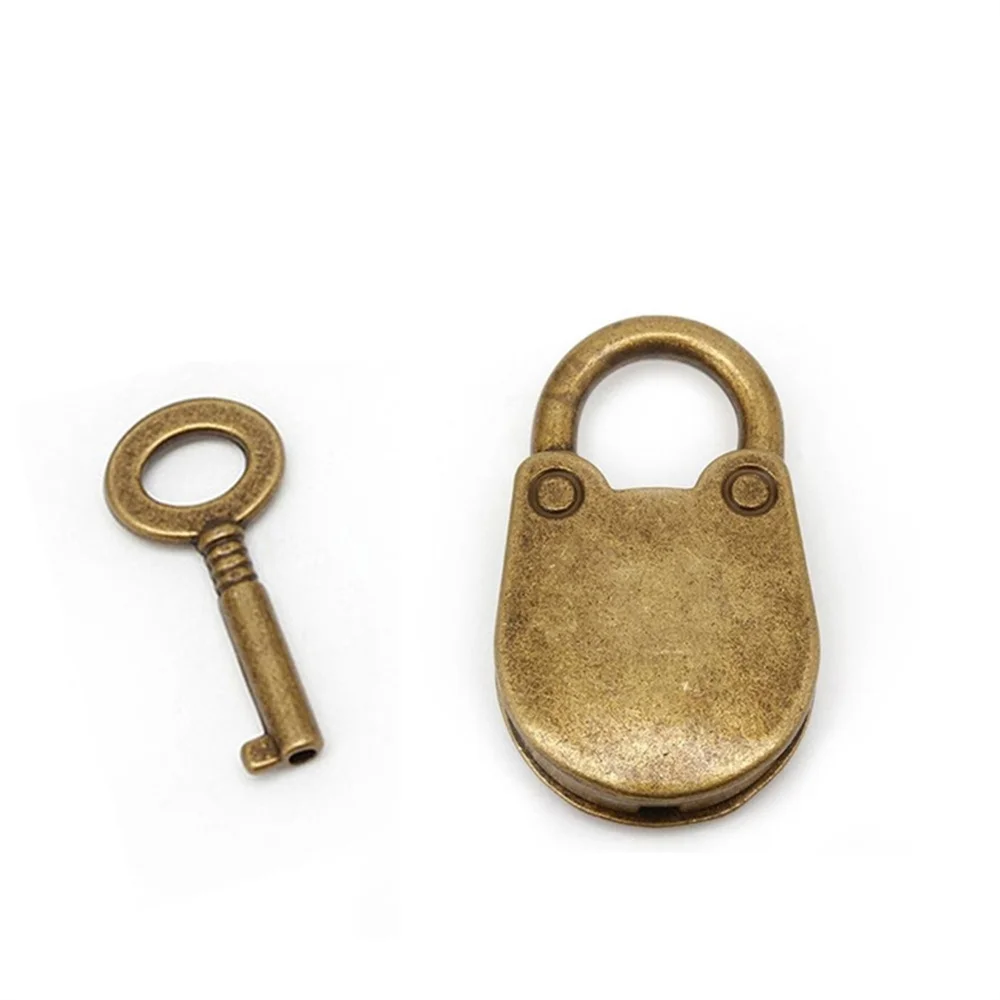 Description Picture 5 of item1/2PCS Vintage Old Antique Style Mini Archaize Padlocks Key Lock With key (Lot Of 3)