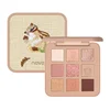 NOVO Embroidered 9-Color Eye Shadow Palette Glitter Pearly Eyeshadow Nude Long Lasting Korean Charming Eyes Makeup Cosmetics 2