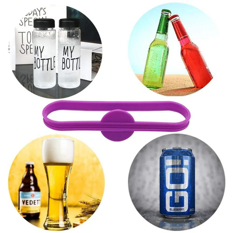 Silicone Wine Cup Glass Markers 3 Types Party Goblet Wine Drinking Cup Marking Tags for Home Bar Kitchen Tool Accessories
