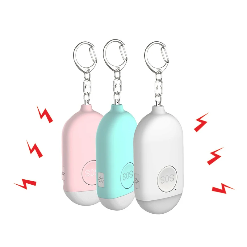 

Mini Persönliche Selbst-Verteidigung Alarm SOS Notfall Sicherheit Alarm 120dB Sound Gebaut-in Akku
