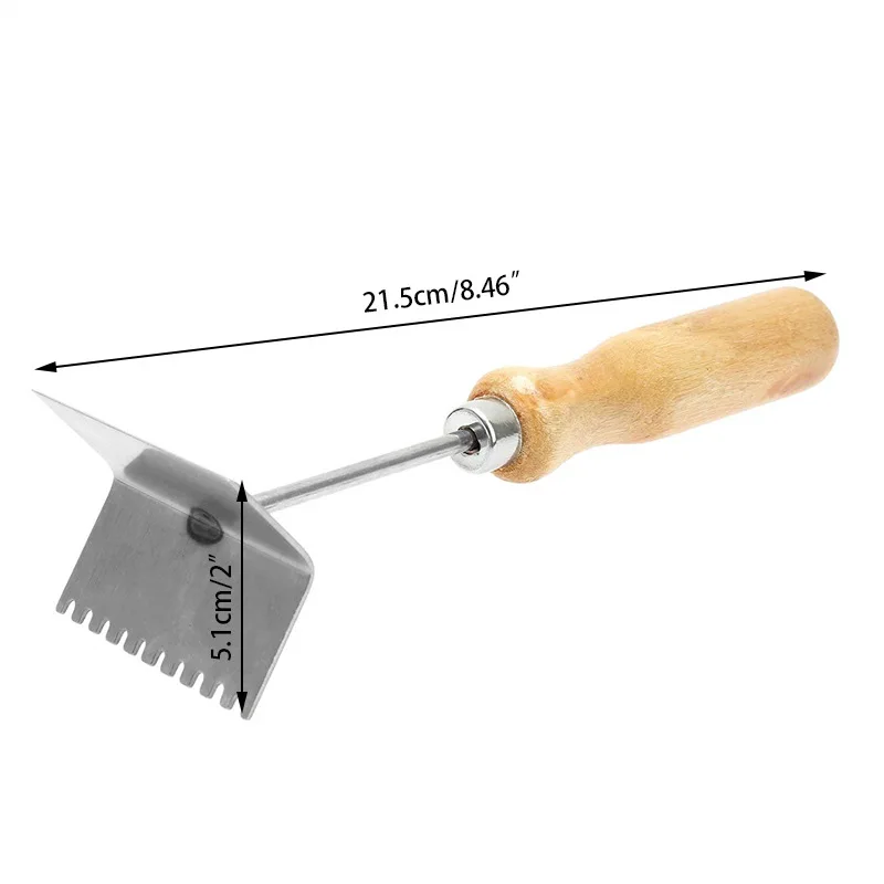 2 Pezzi Tagliamiele Ad Ago Pala Per Assottigliamento Del Miele/Manico Per Rastrello/Manico Forchetta Per Tagliare Il Miele Picks And Covers Strumenti 