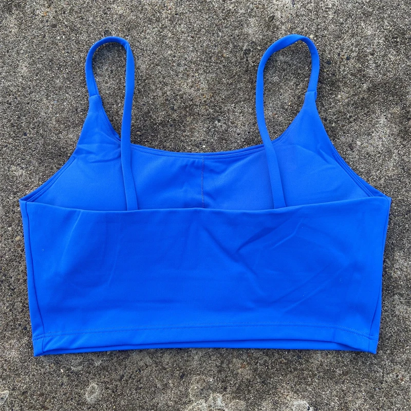 Frauen U Form Sling Fitness Bh weiche hohe festigkeit Enge Sport Top Athletic Training Gym Yoga Unterwäsche Eng Mit Brust Pad – Detail 12