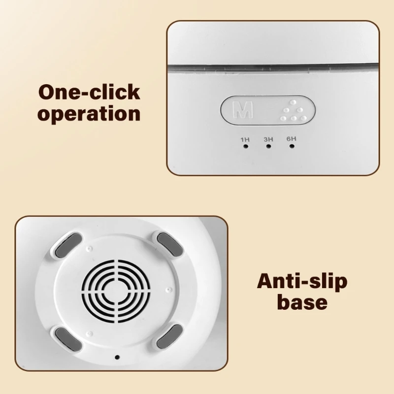 솔트 스톤 화염 가습기 360ml 용량 가정용 타이머 옵션 4개