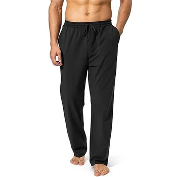 2025 New Sports Pants Men's Basketball Running Pants Loose Breathable Quick Drying Casual Pants Men's Solid Color Straight Pants
