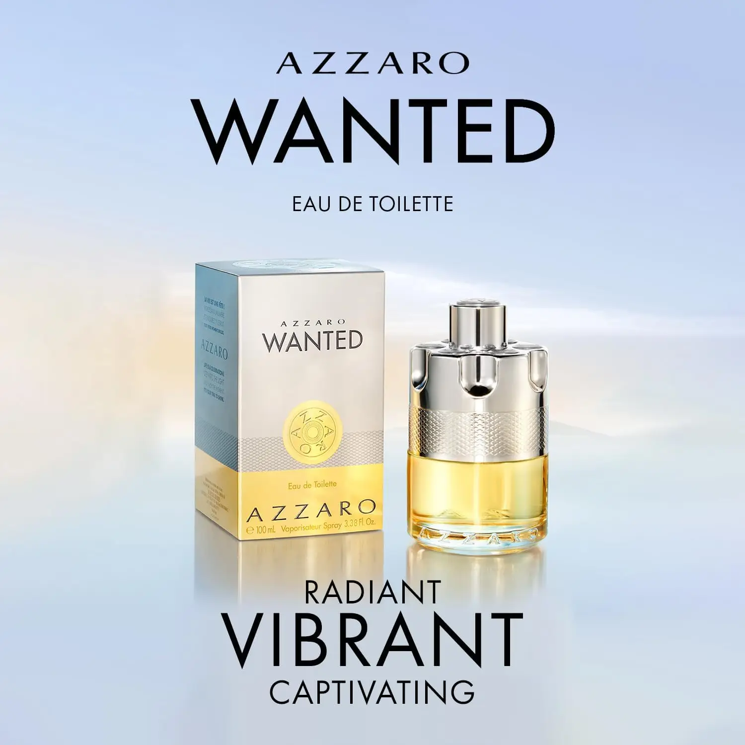 Azzaro Wanted Eau De Toilette - Vibrant & Irresistible Mens Cologne - Woody, Vetiver - Everyday Wear - Luxury Perfumes for Men view 3