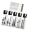 Quiet Quartzs Clock Motor Replacement Parts for Home and Office 5Pcs Clock Movement with Hands and Clock Numerals Kits R7UB 4