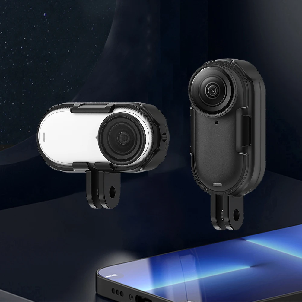 Insta360 GO 3 GO 3S 프레임 쉘 확장 케이스 어댑터 마운트 + 긴 나사 열 방출 브래킷 보호 브래킷 프레임