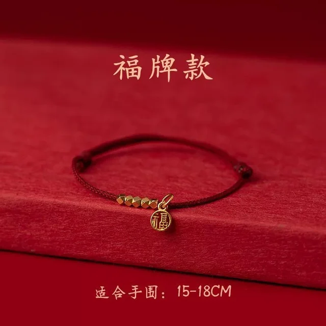 Bracelet classique en corde rouge porte-bonheur avec gourde, carpe koï, lotus et bois de pêche, bijou de mode pour femmes, hommes, couples, cadeau d'amitié, accessoire