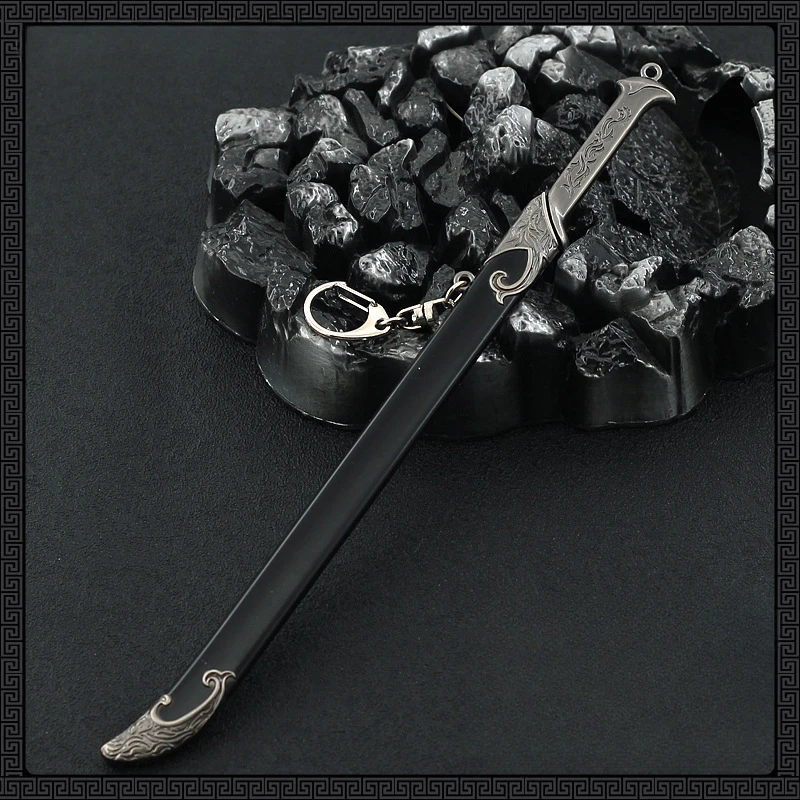 22cm Thranduil Sword Sindar Elves Movie Peripherals Metal Material Katana Medieval Samurai Sword Weapon Model Crafts Gifts Toys 3