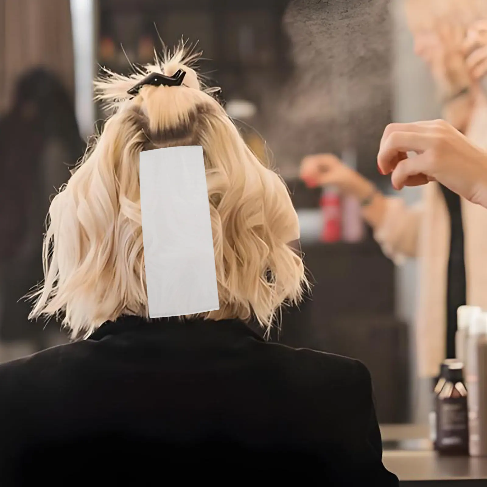 50개입 헤어 랩핑 페이퍼 재사용 가능 염색 시트 하이라이트 컬러링 펌 분리용 살롱 미용사 스타일리스트용