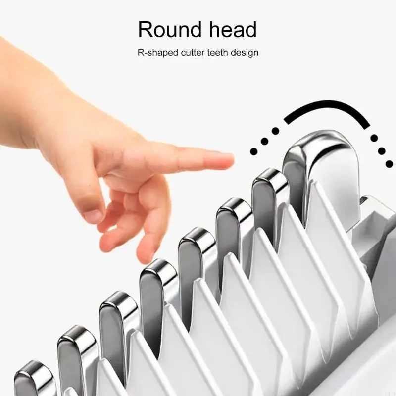 Watertight Baby Hair Trimmer with Large Capacity Storage Box Electric Hair Clip Tool Simple to Operate for Mess Frees Use