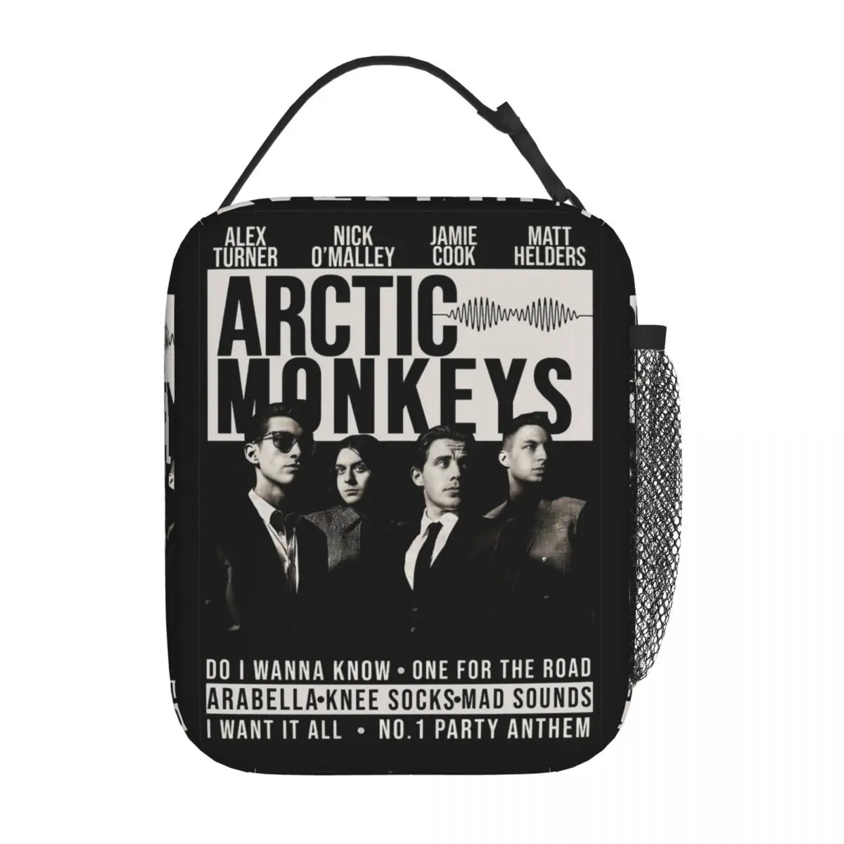 

Death Ramps Arctic Monkey's Band Insulated Lunch Bag Food Container Portable Thermal Cooler Lunch Boxes For Picnic