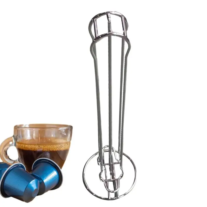 Organizer Per Cialde Di Caffè Supporto Per Cialde Di Caffè Monodose 20 Pod Capacità Ripiano In Ferro Sottile 37Cm Scatola Da Tè Da Appoggio