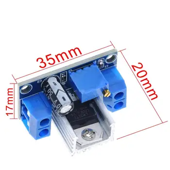 TZT LM317 DC-DC Converter Buck Step Down Circuit Board Module Linear Regulator LM317 Adjustable Voltage Regulator Power Supply