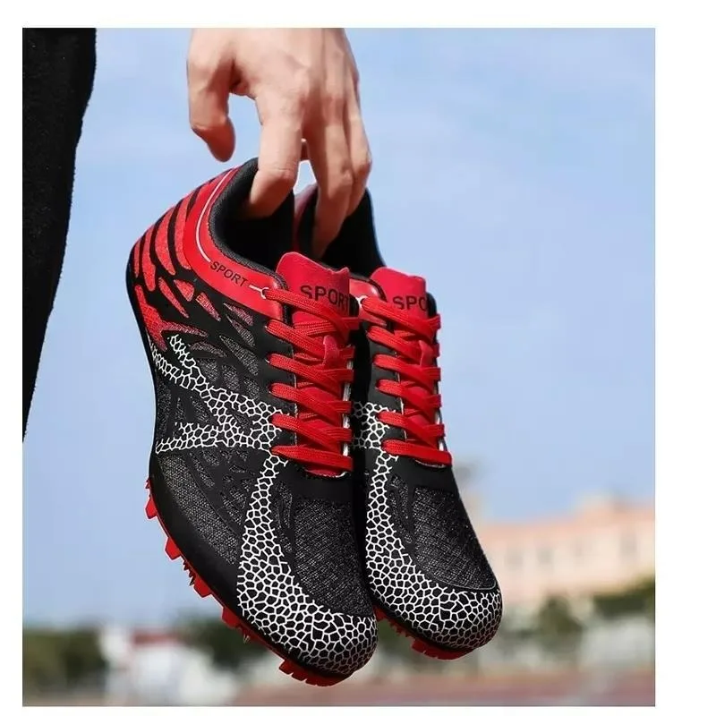 

2024 Hot Sale Unisex Spikes Shoes For Running Anti Slip Tracking Shoe Men Women Designer Track And Field Shoe Couples Size 35-46