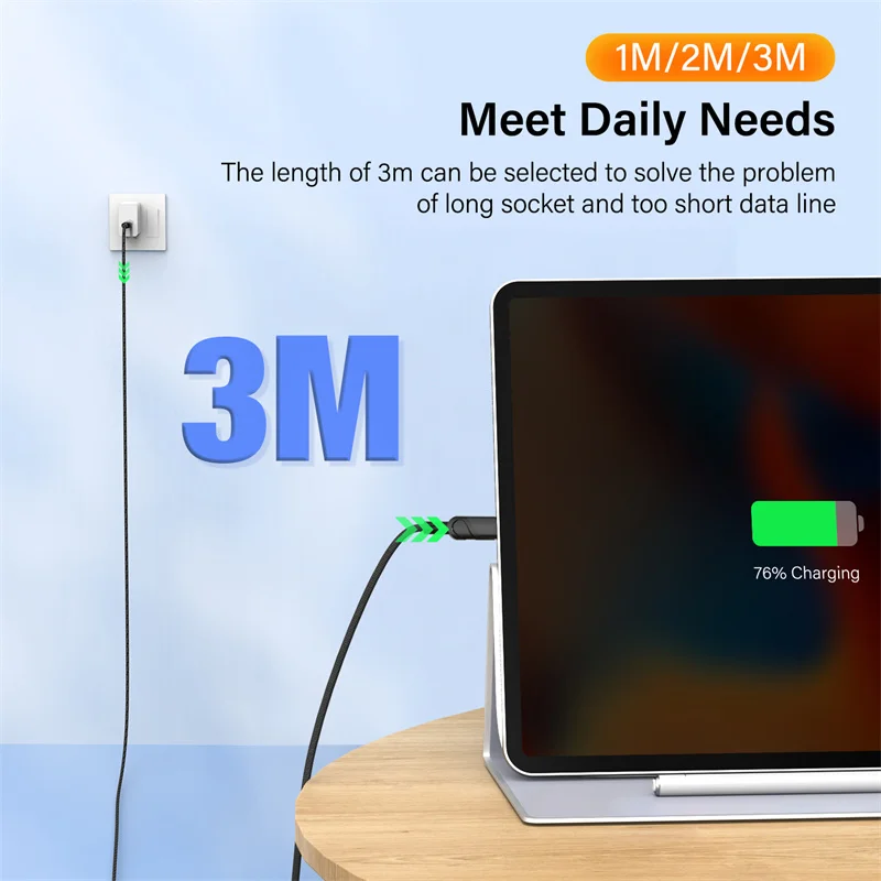 Premium USB C Fast Charge Cable - 3M Length