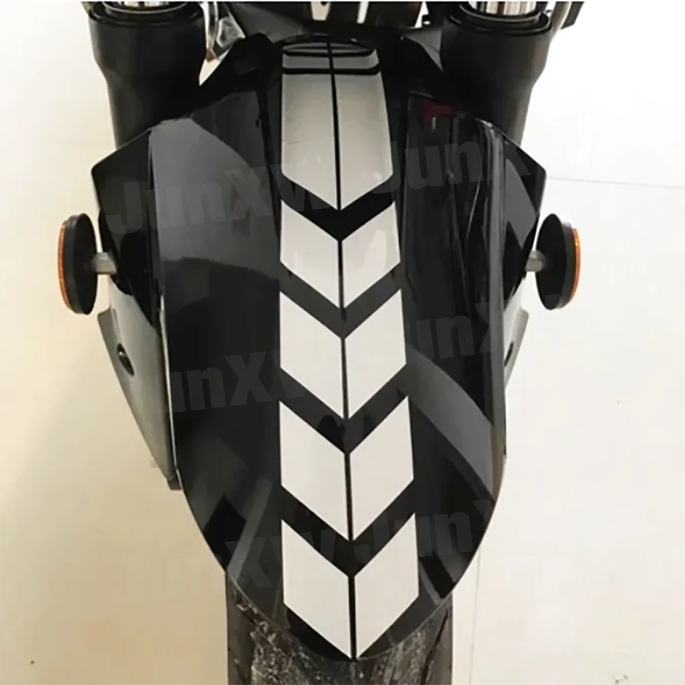 Car Sticker Motorcycle Arrow Stripe Decal Body Kits Accessories Fender Paste Waterproof Oilproof Reflective