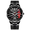 Fashion Luminous Watch Men's Hollowed Out Car Wheel Hub Business Waterproof Quartz Luxury Clock Wristwatch Sports High Quality 5