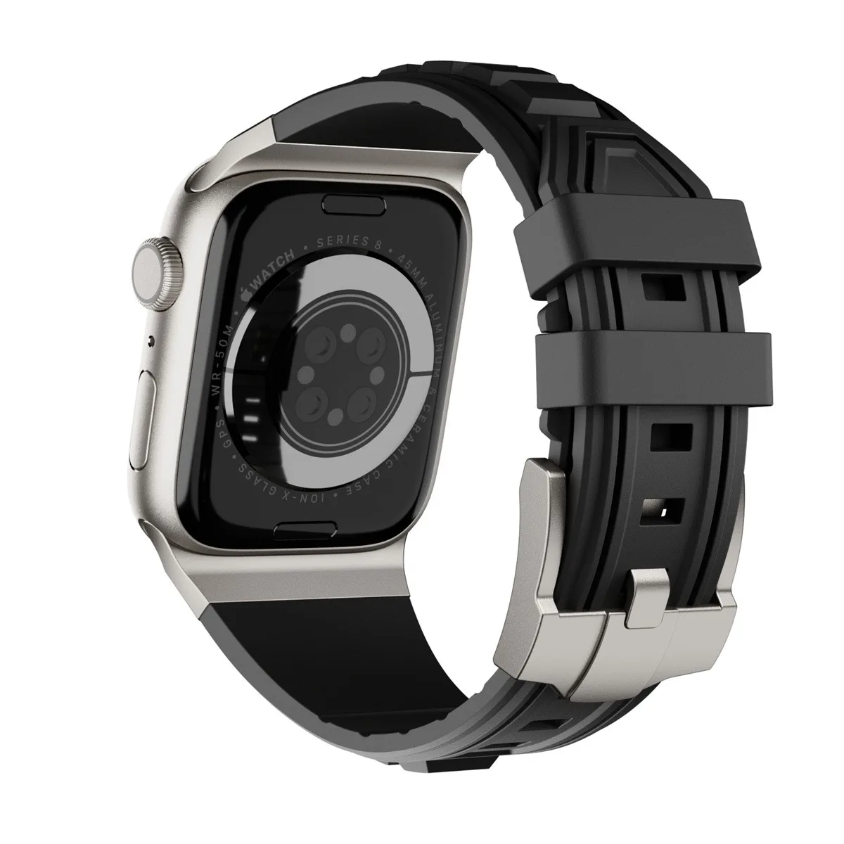 Iwatch 42/44/45/49mm Silikon Spor Moda Saat Kayışı Watch Series Ultra2 Se 9/8/7/6/5/4/3/2/1 İçin Saat Kayışı_voghion.com