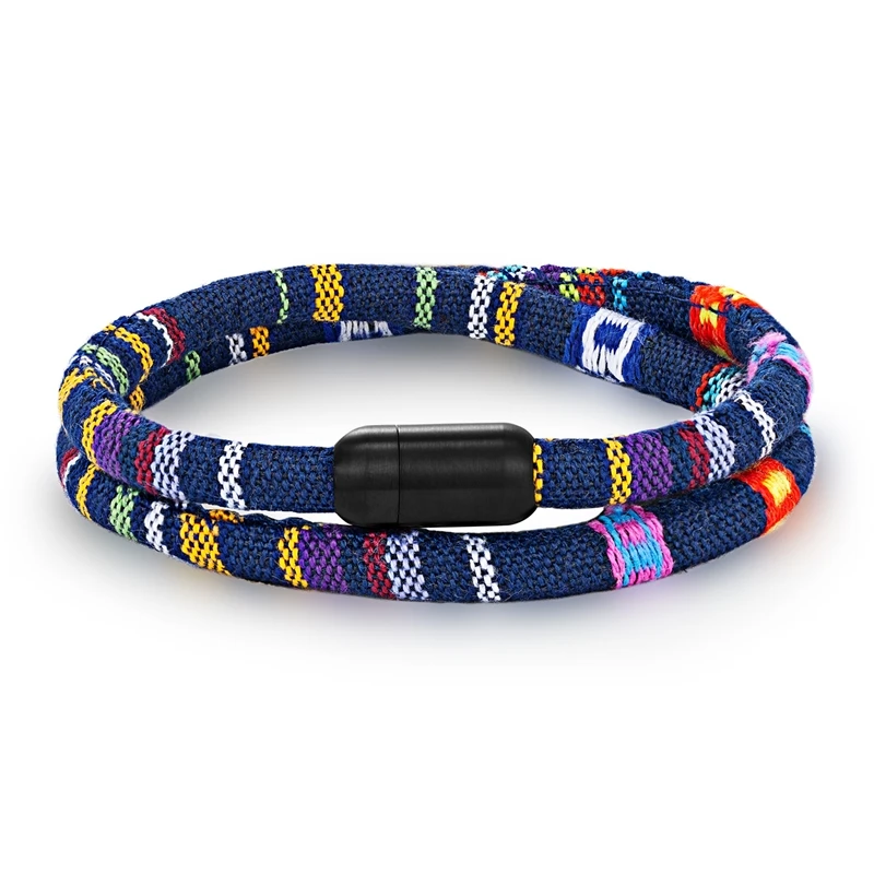 Braccialetto Artigianale Impermeabile da Spiaggia, Multifilo Bohémien, Impilabile, Regolabile, con Charm a Conchiglia e Onde, Regalo per Surfisti