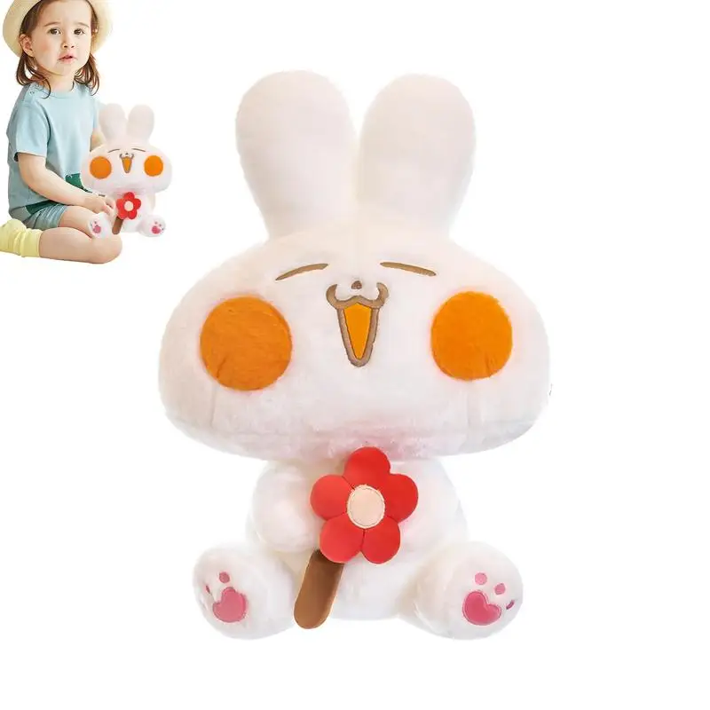 

Гигантский кролик, Мягкое Животное, большой кролик, плюшевый кролик, кукла, плюшевый кролик, гигантский Мягкий Кролик с красными цветами, мягкий хлопковый кролик