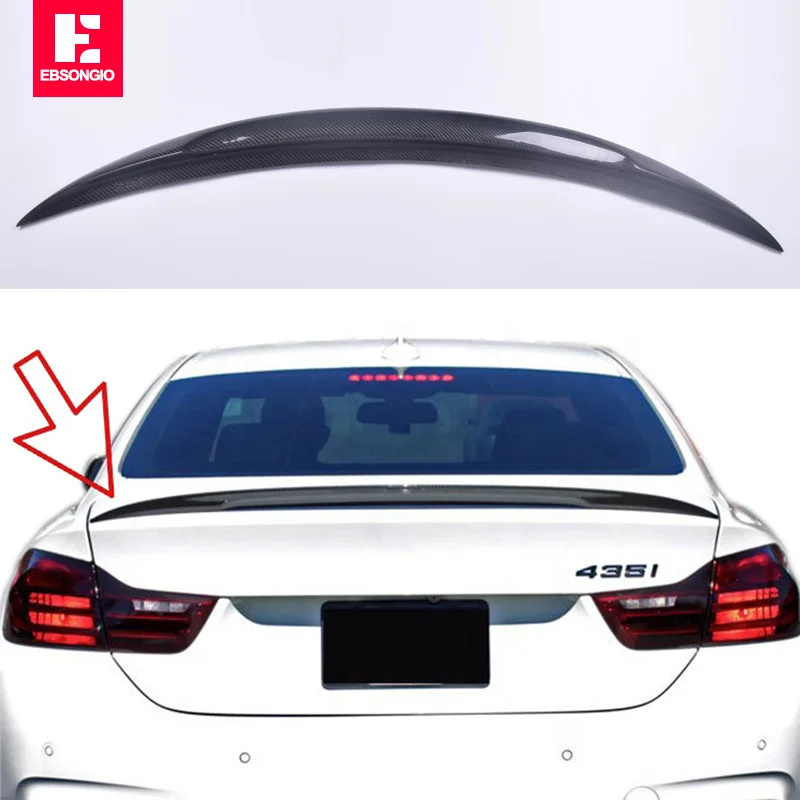 

Fit For BMW F32 4 Series 2 Door Coupe Carbon Fiber Rear Spoiler Trunk Wings Duck for 4 Series 2-door 428i 435i 2014 2015 2016 UP